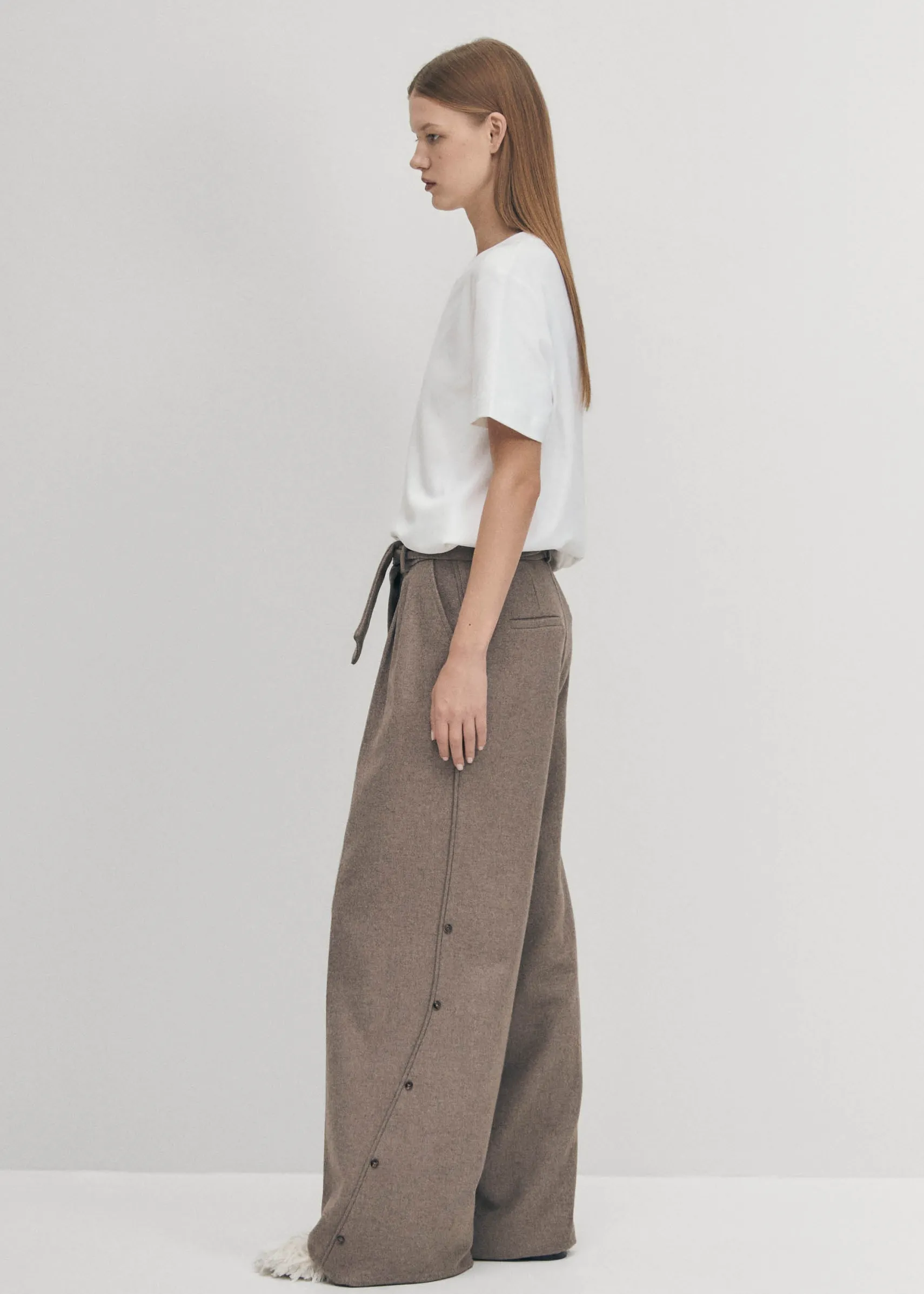 ALOHAS Abbie Taupe Trousers