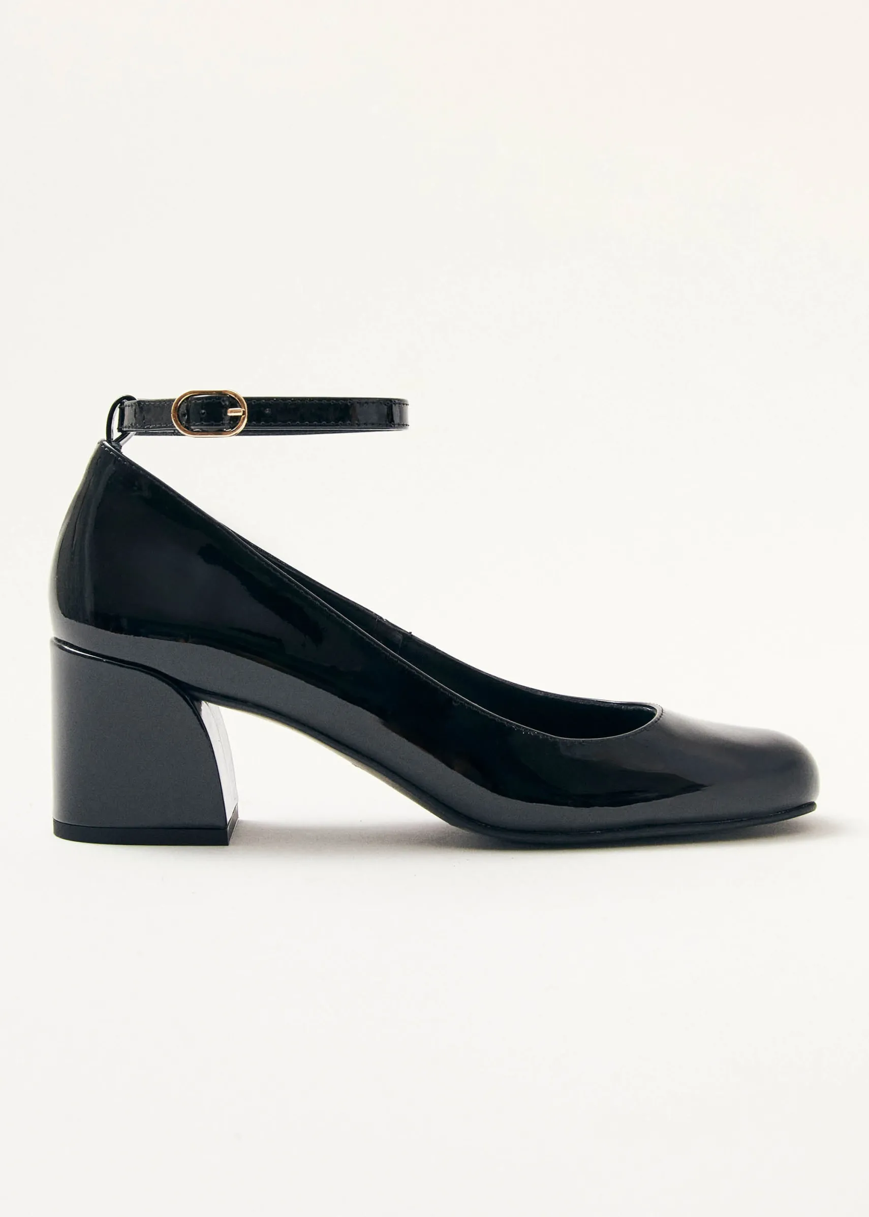 ALOHAS Antoine Onix Black Leather Pumps