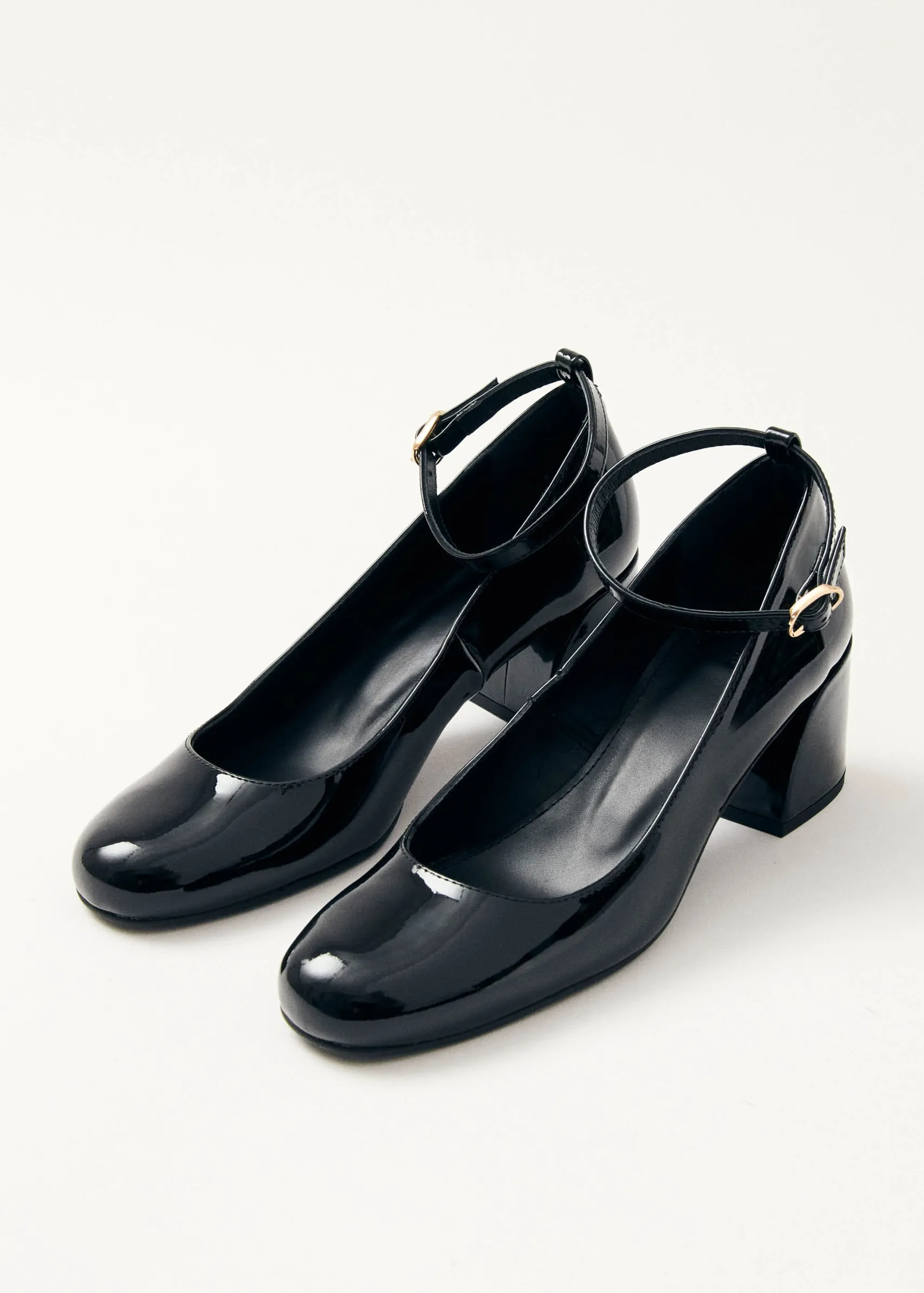 ALOHAS Antoine Onix Black Leather Pumps