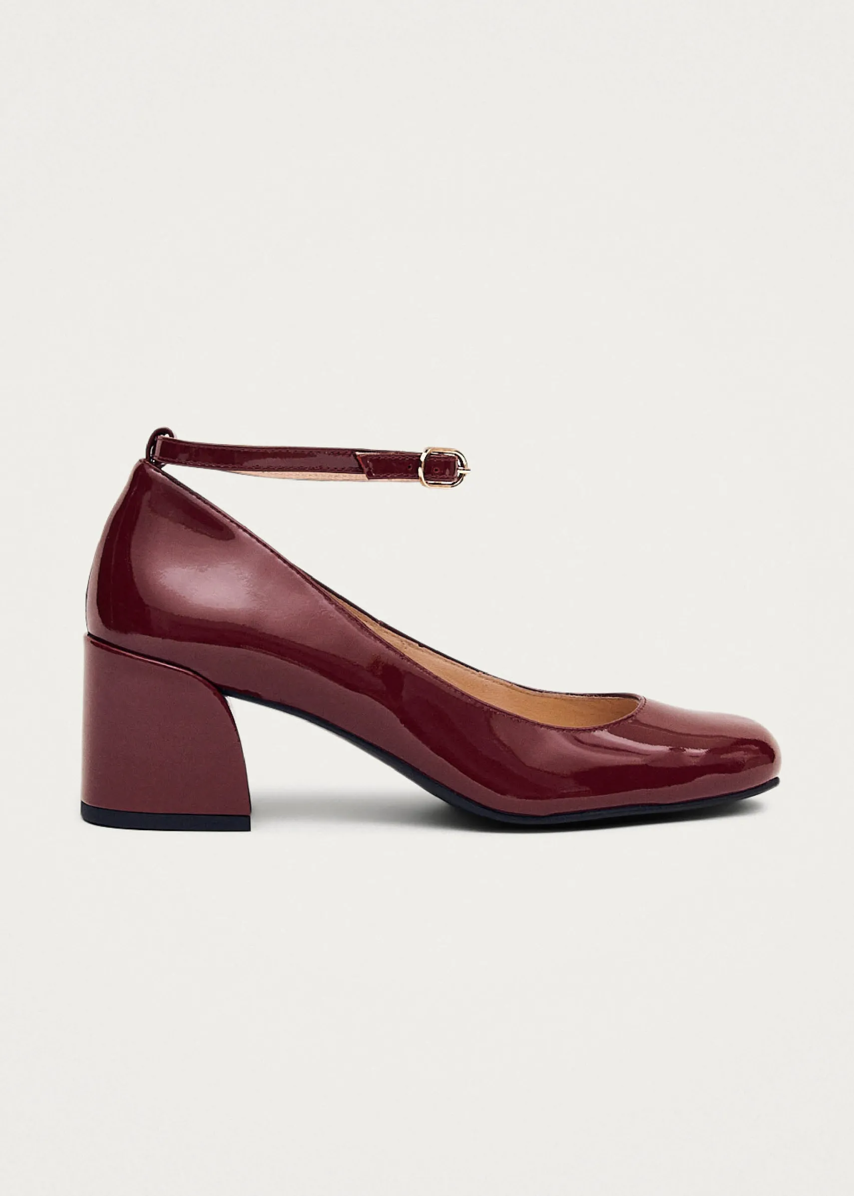 ALOHAS Antoine Onix Burgundy Leather Pumps