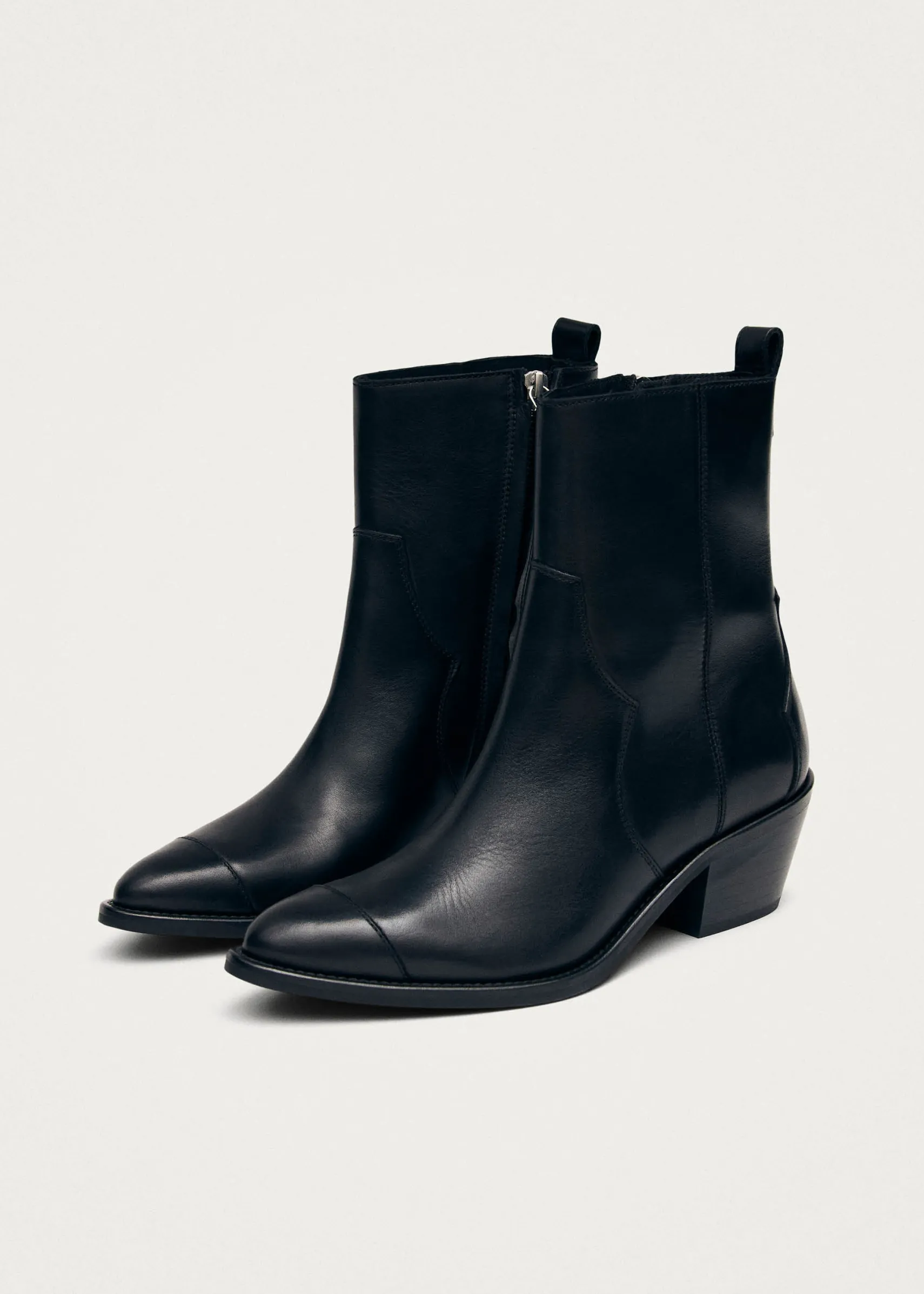 ALOHAS Austin Leather Ankle Boots