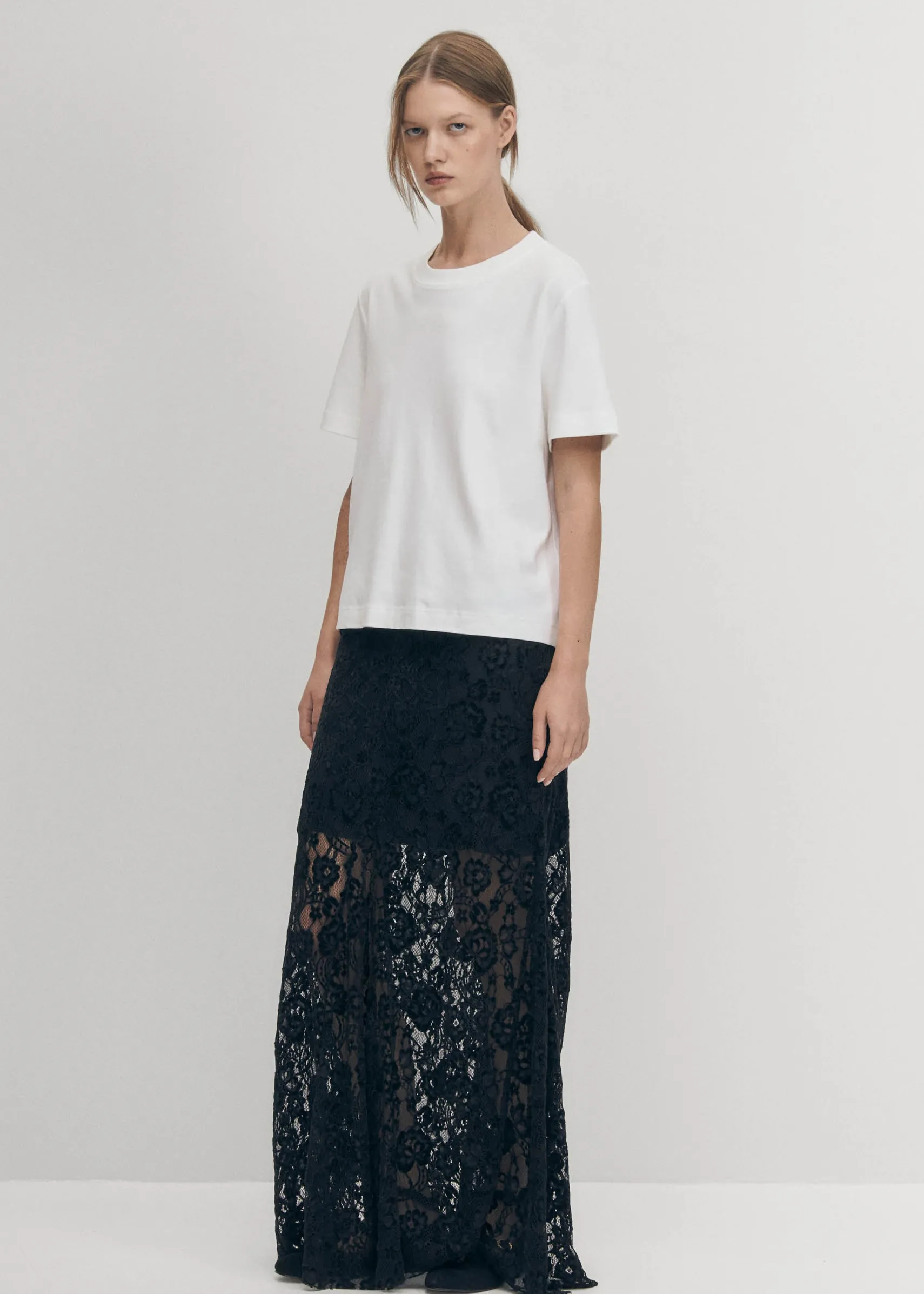 ALOHAS Bundi Lace Black Skirt