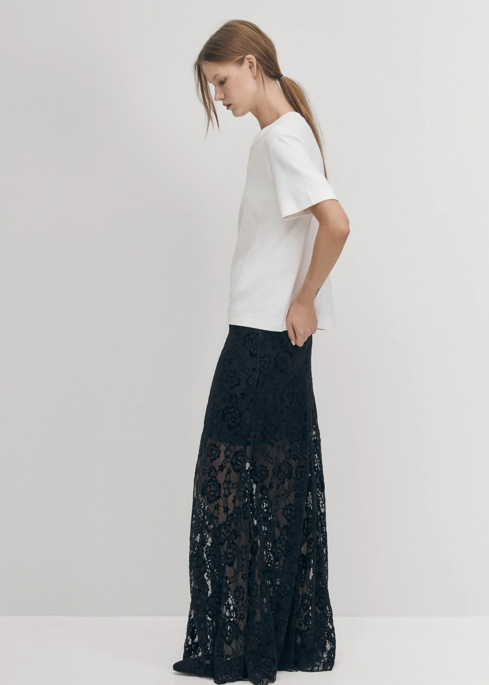 ALOHAS Bundi Lace Black Skirt