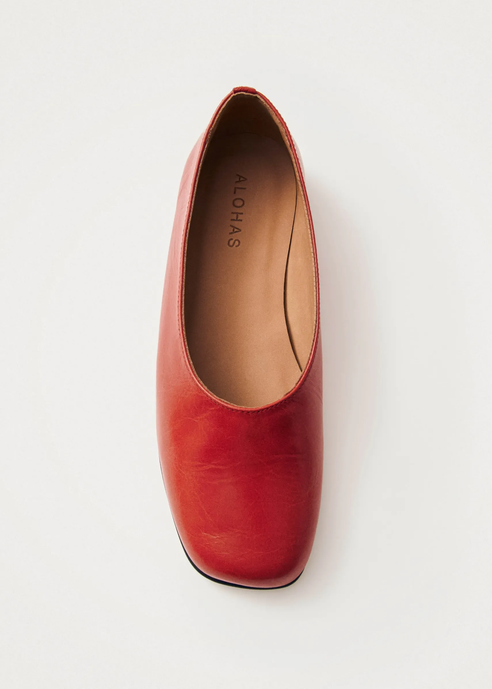 ALOHAS Edie Leather Ballet Flats