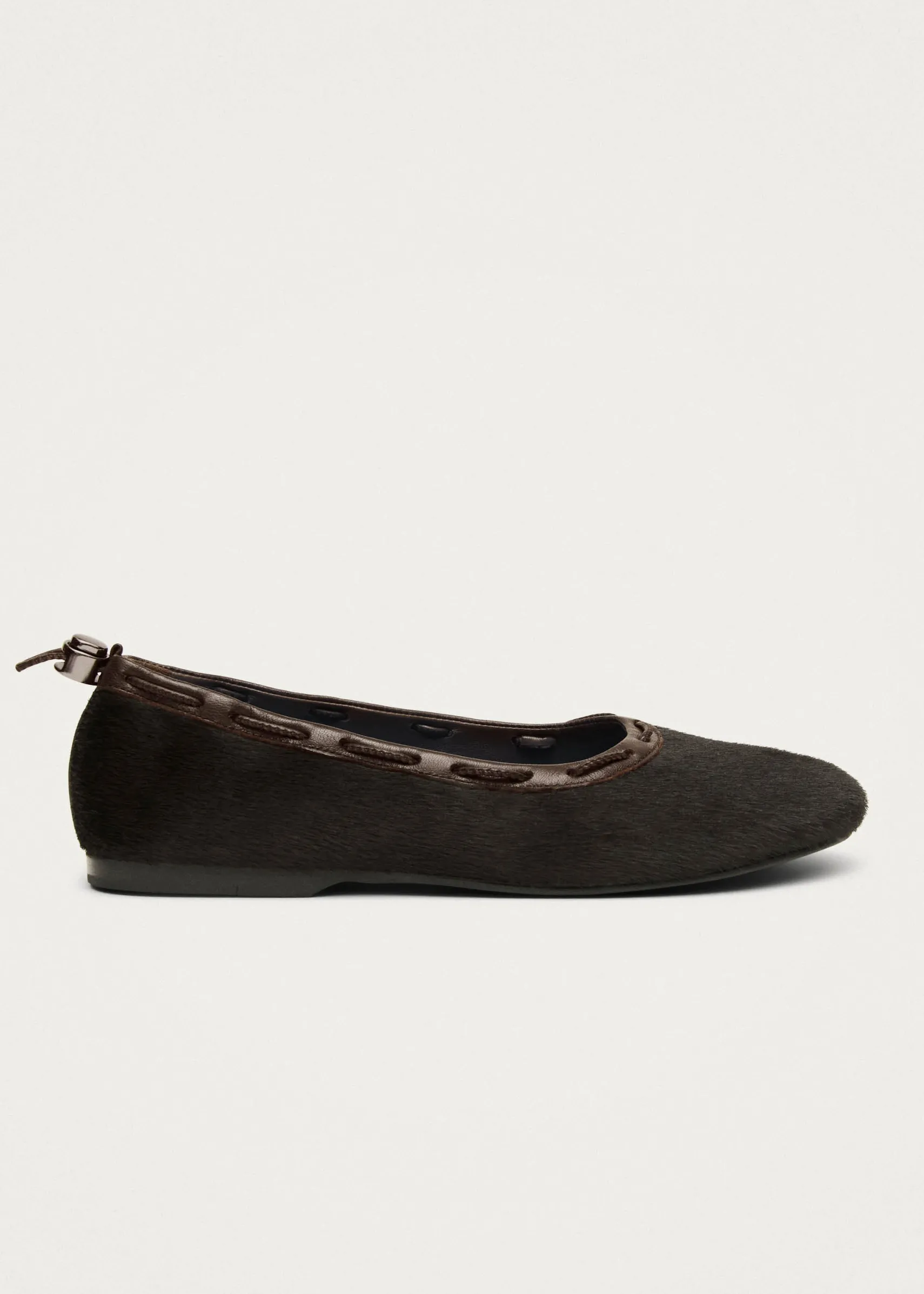 ALOHAS Gill Soft Brown Leather Ballet Flats