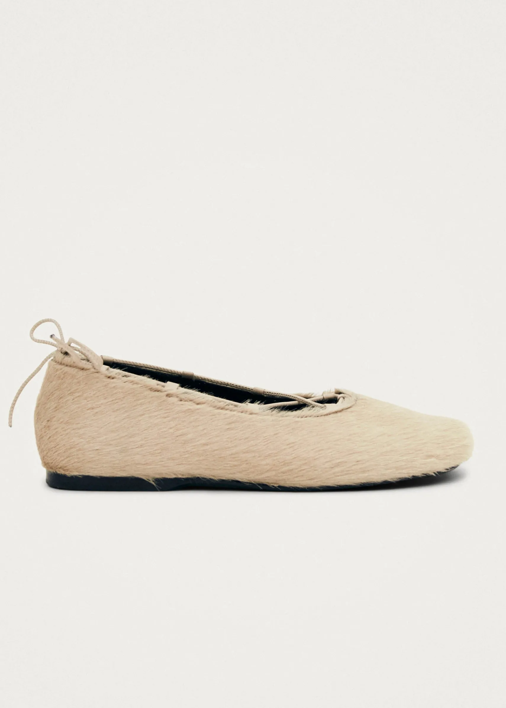 ALOHAS Hollis Soft Cream Leather Ballet Flats