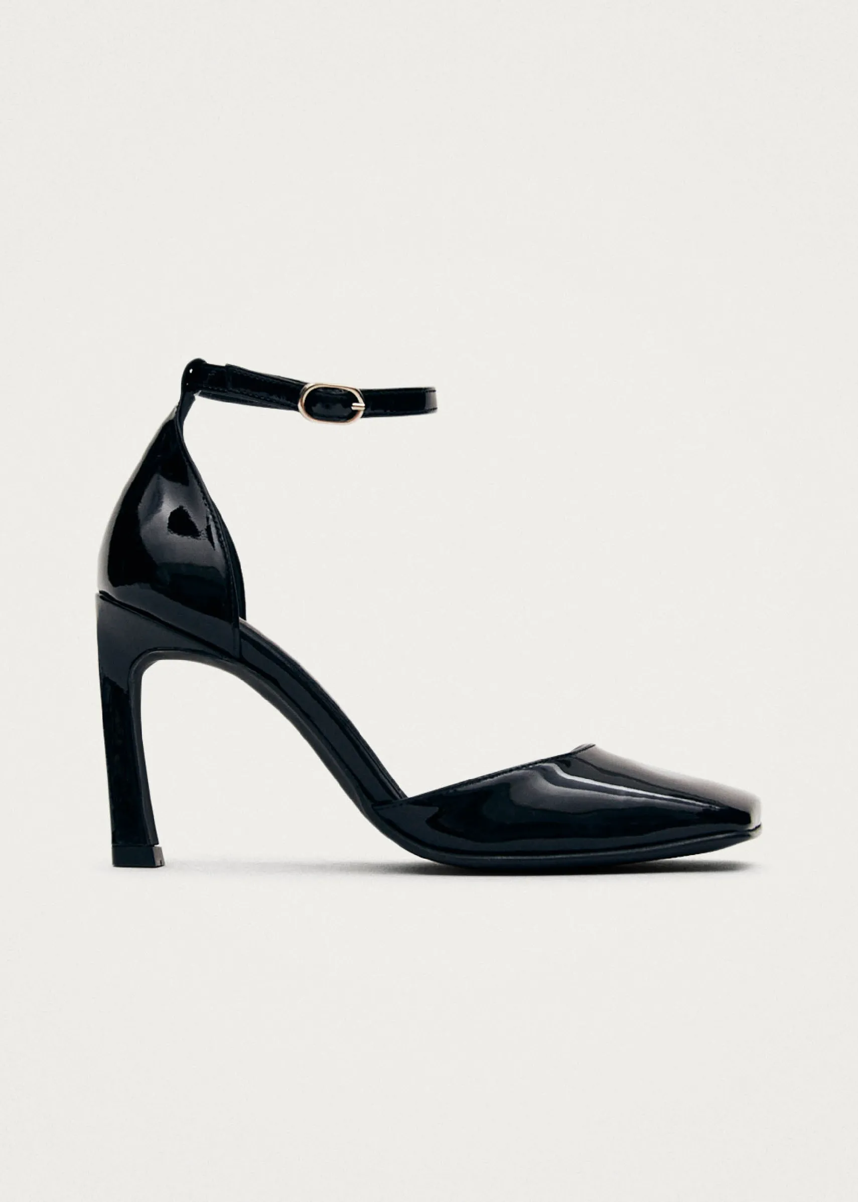 ALOHAS Liebe Onix Black Leather Pumps