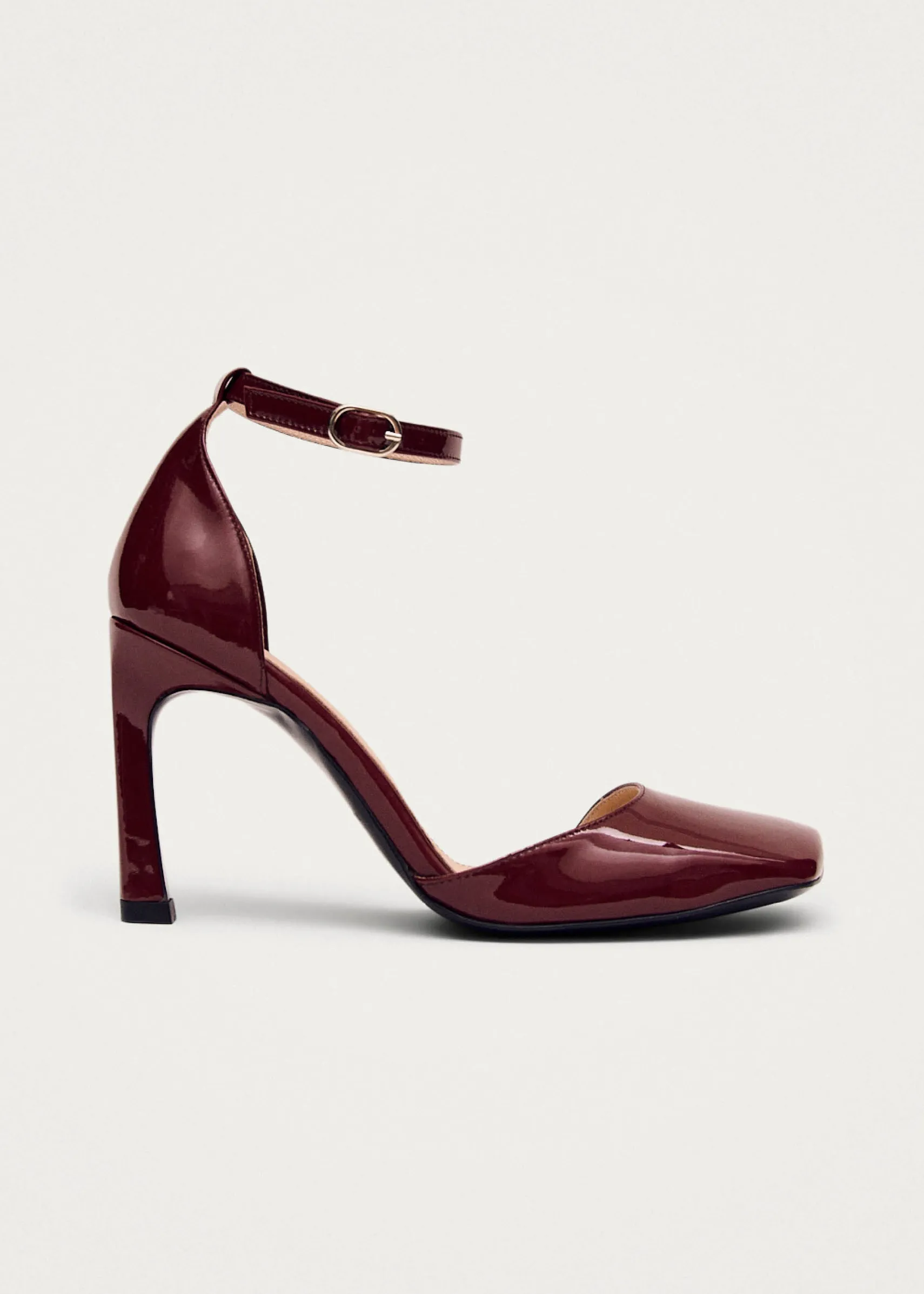 ALOHAS Liebe Onix Burgundy Leather Pumps