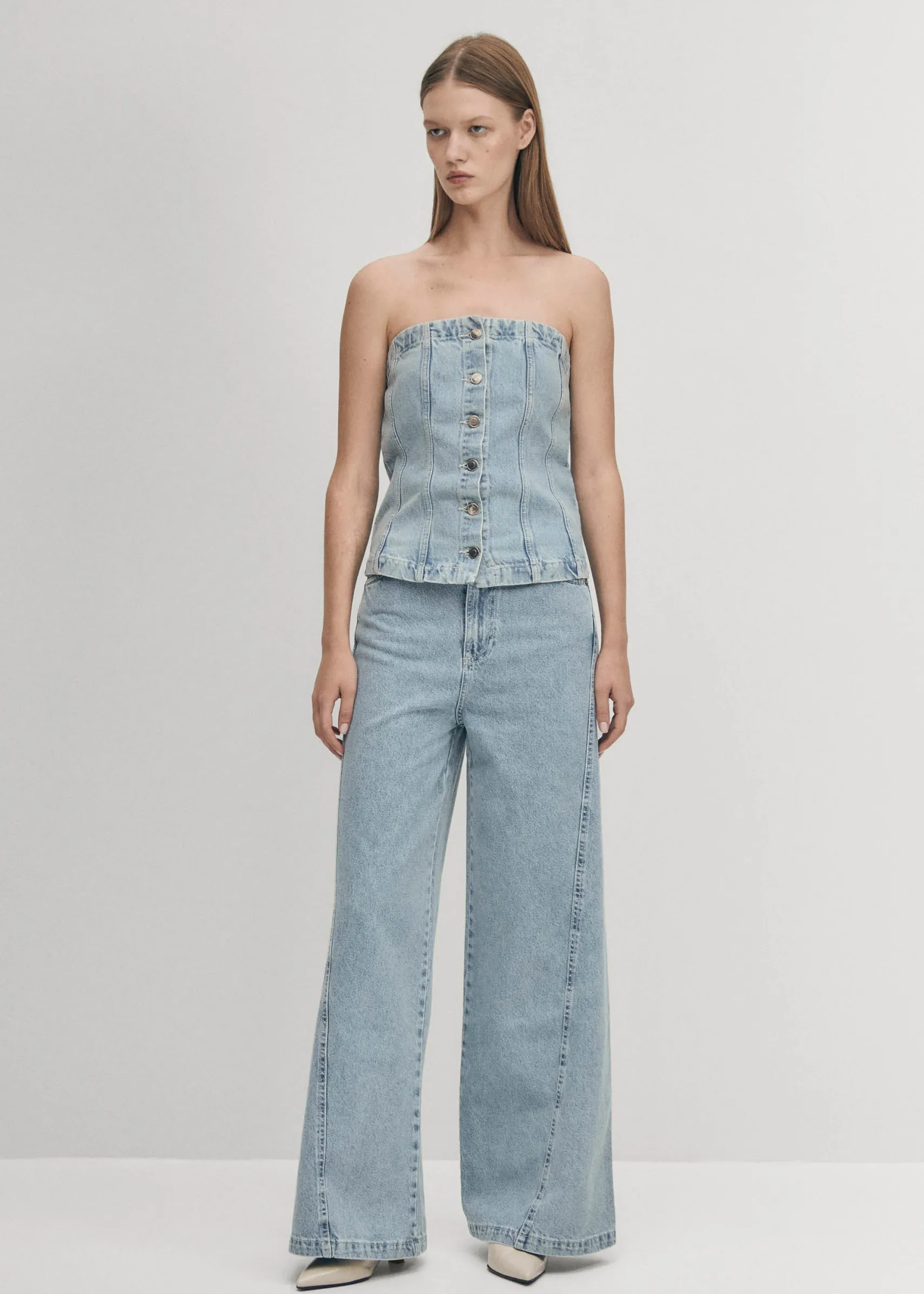 ALOHAS Magda Blue Denim Pants