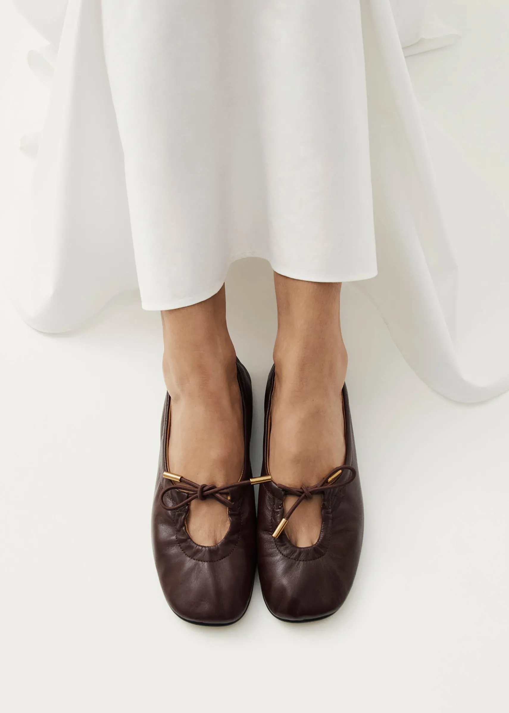 ALOHAS Rosalind Leather Ballet Flats