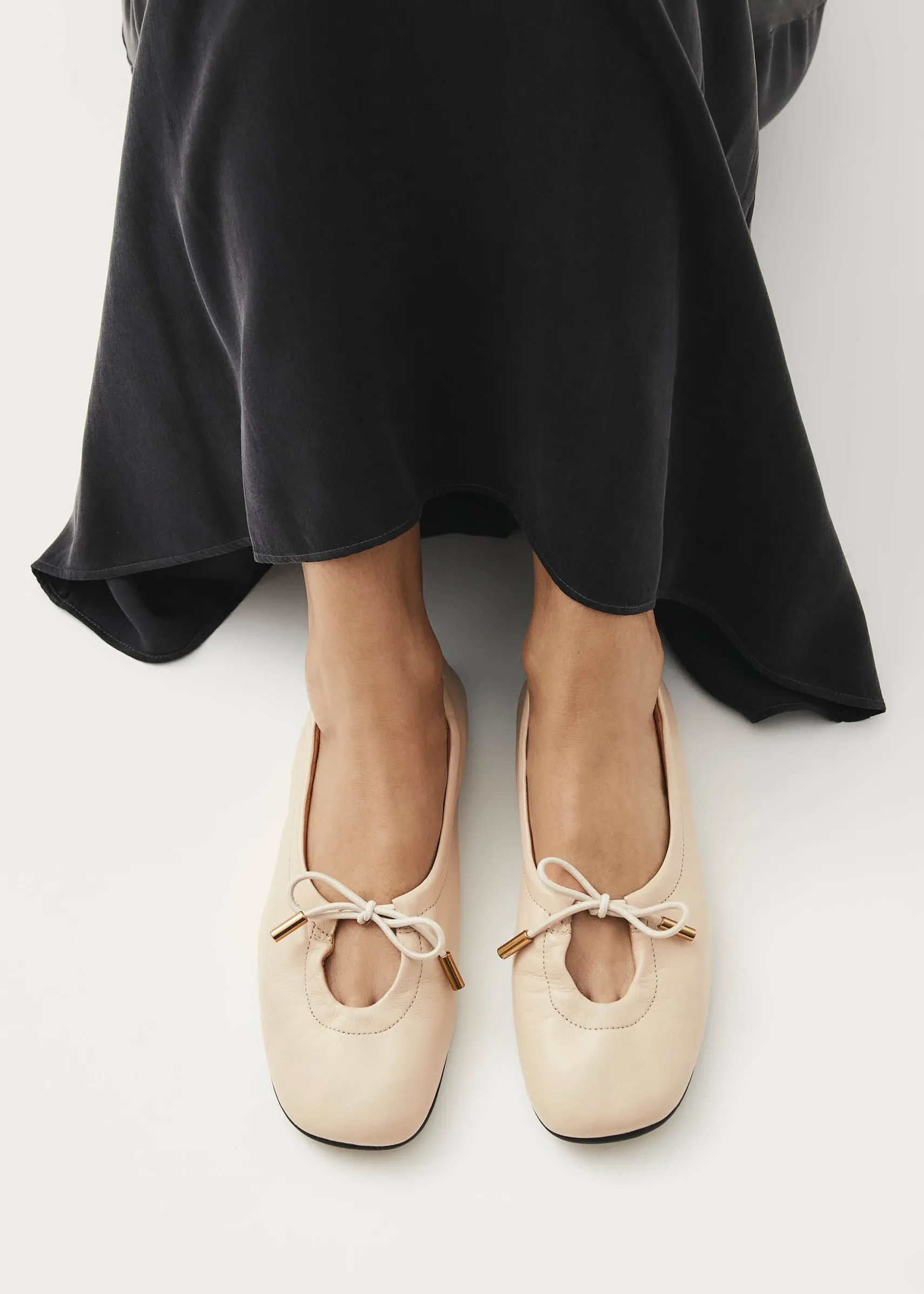 ALOHAS Rosalind Leather Ballet Flats