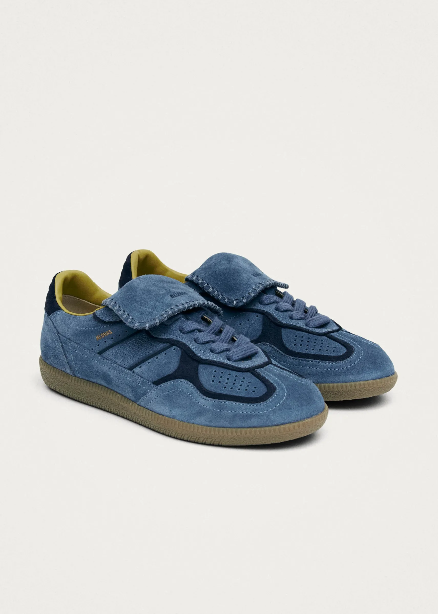 ALOHAS Tb.490 Club Suede Blue Leather Sneakers