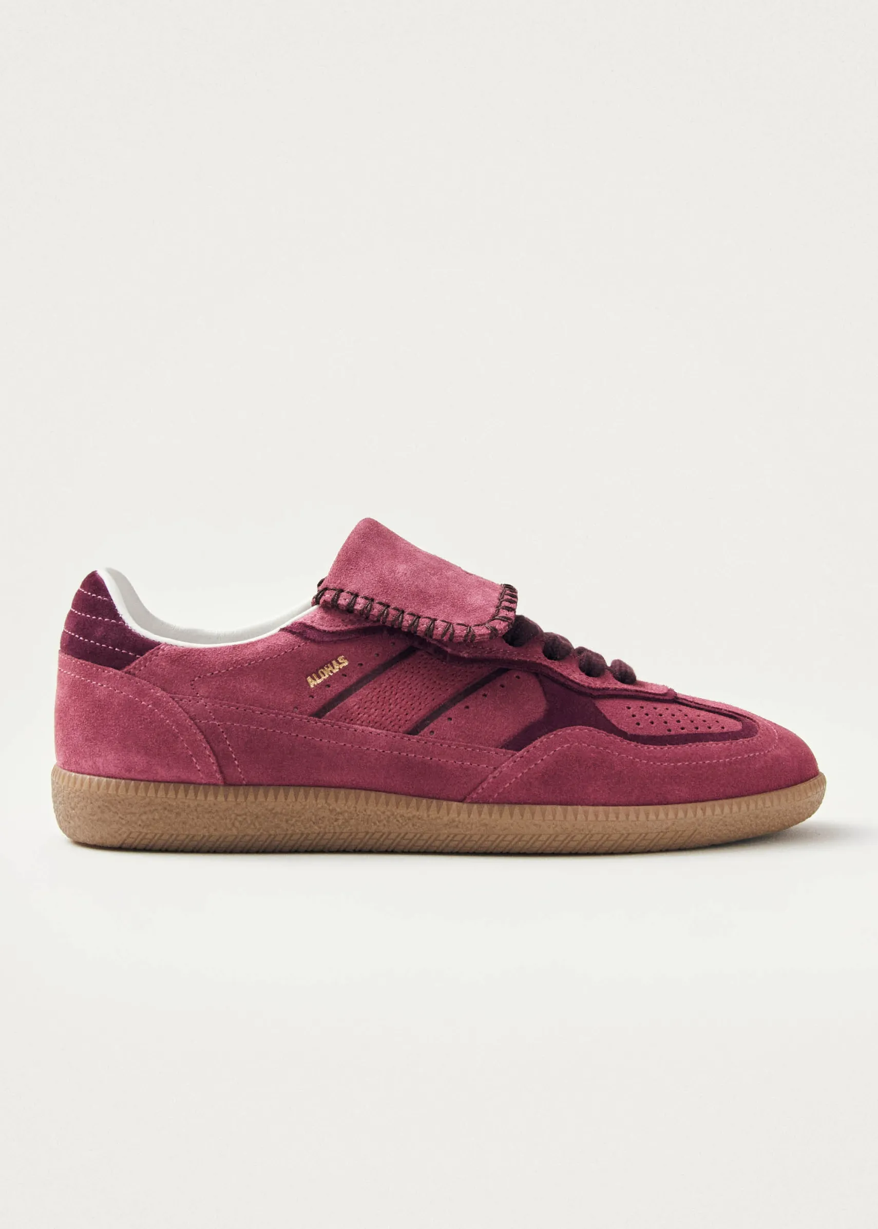 ALOHAS Tb.490 Club Suede Raspberry Leather Sneakers