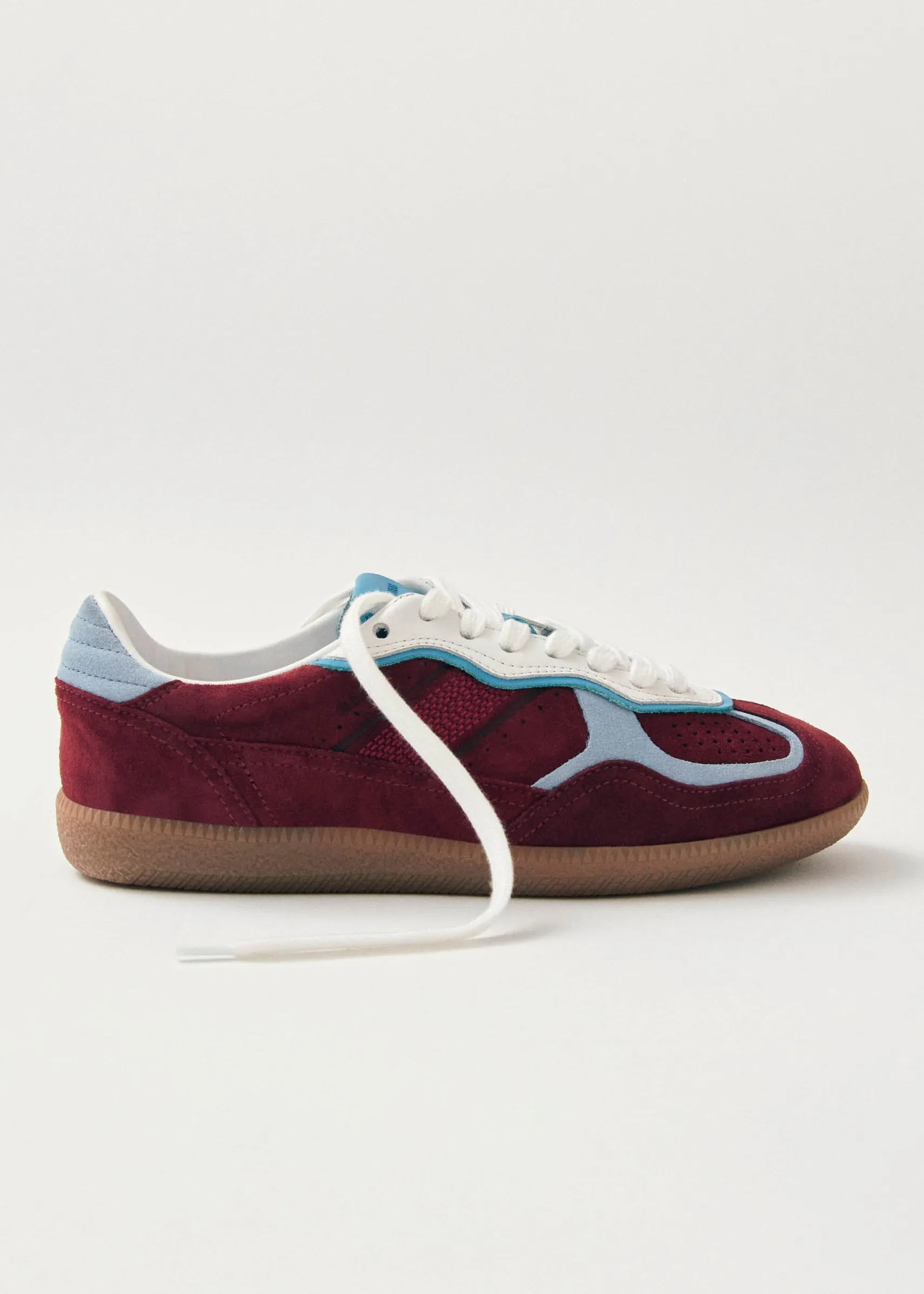 ALOHAS Tb.490 Rife Burgundy Leather Sneakers