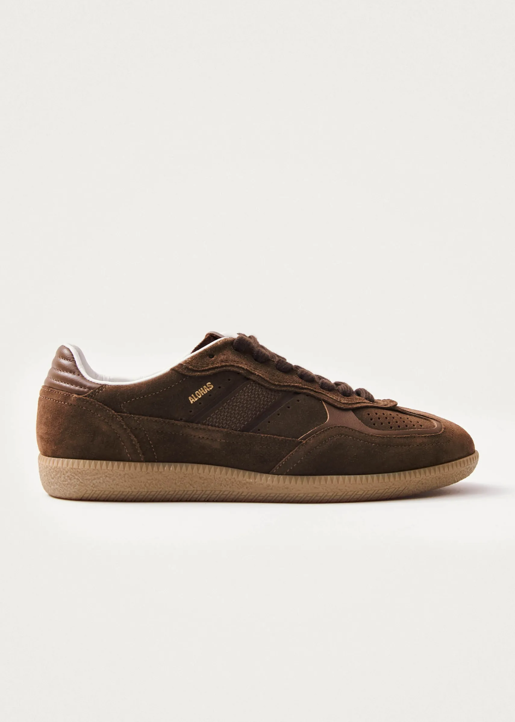 ALOHAS Tb.490 Rife Chocolate Brown Leather Sneakers