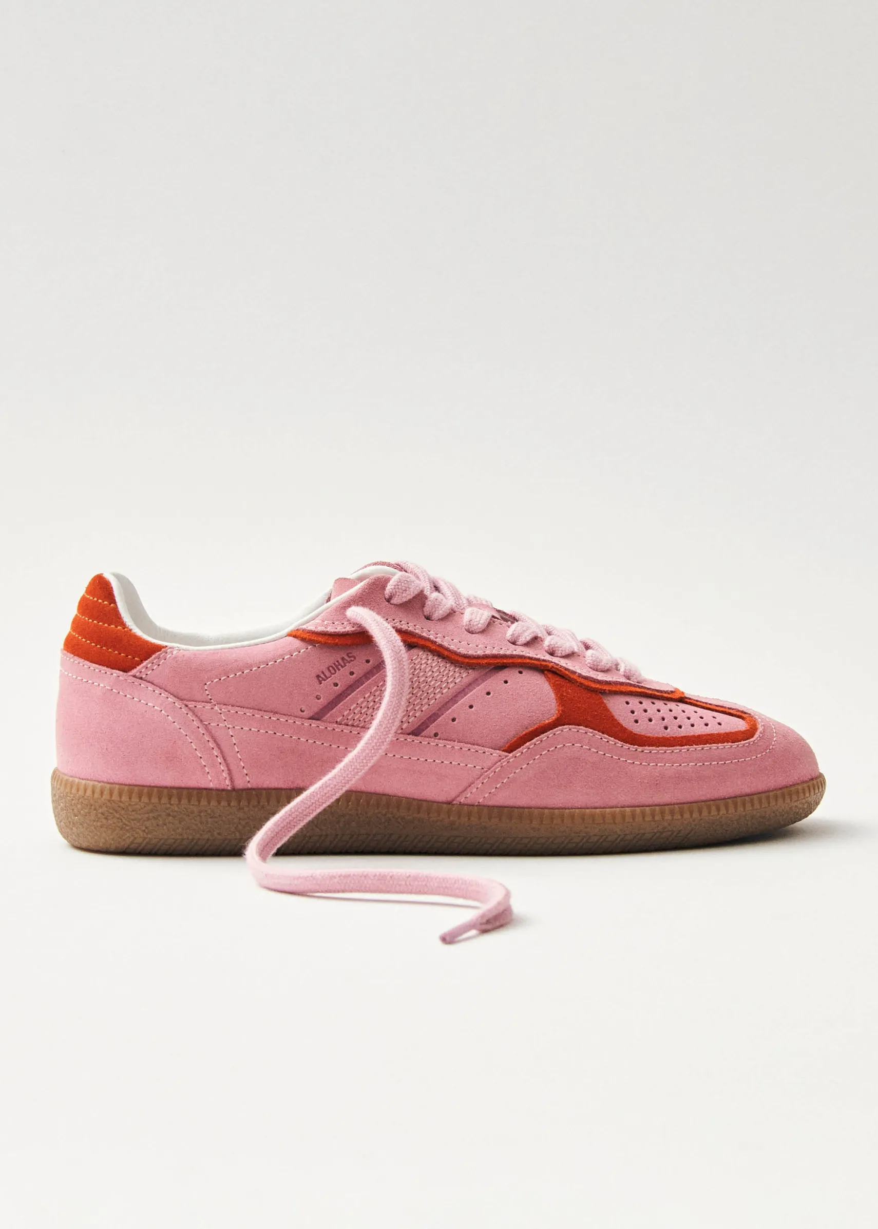 ALOHAS Tb.490 Rife Sea Pink Leather Sneakers