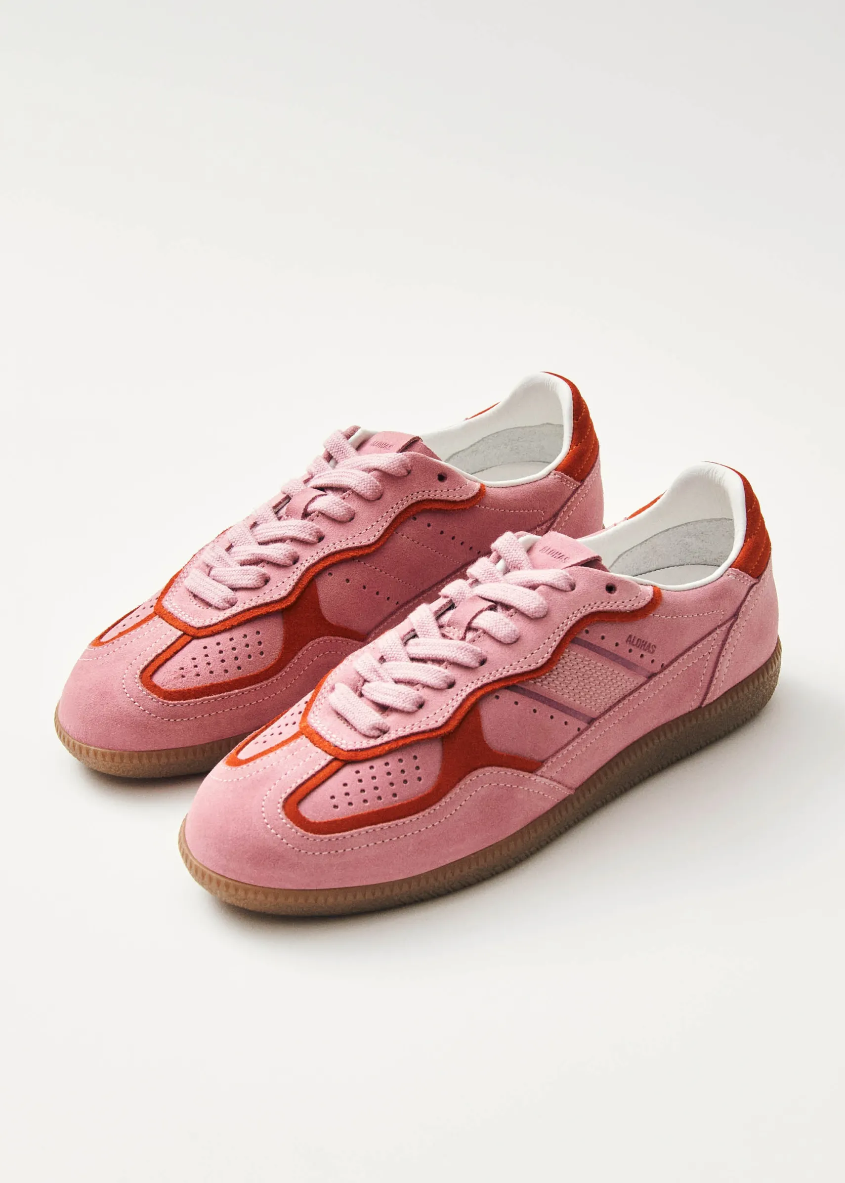 ALOHAS Tb.490 Rife Sea Pink Leather Sneakers