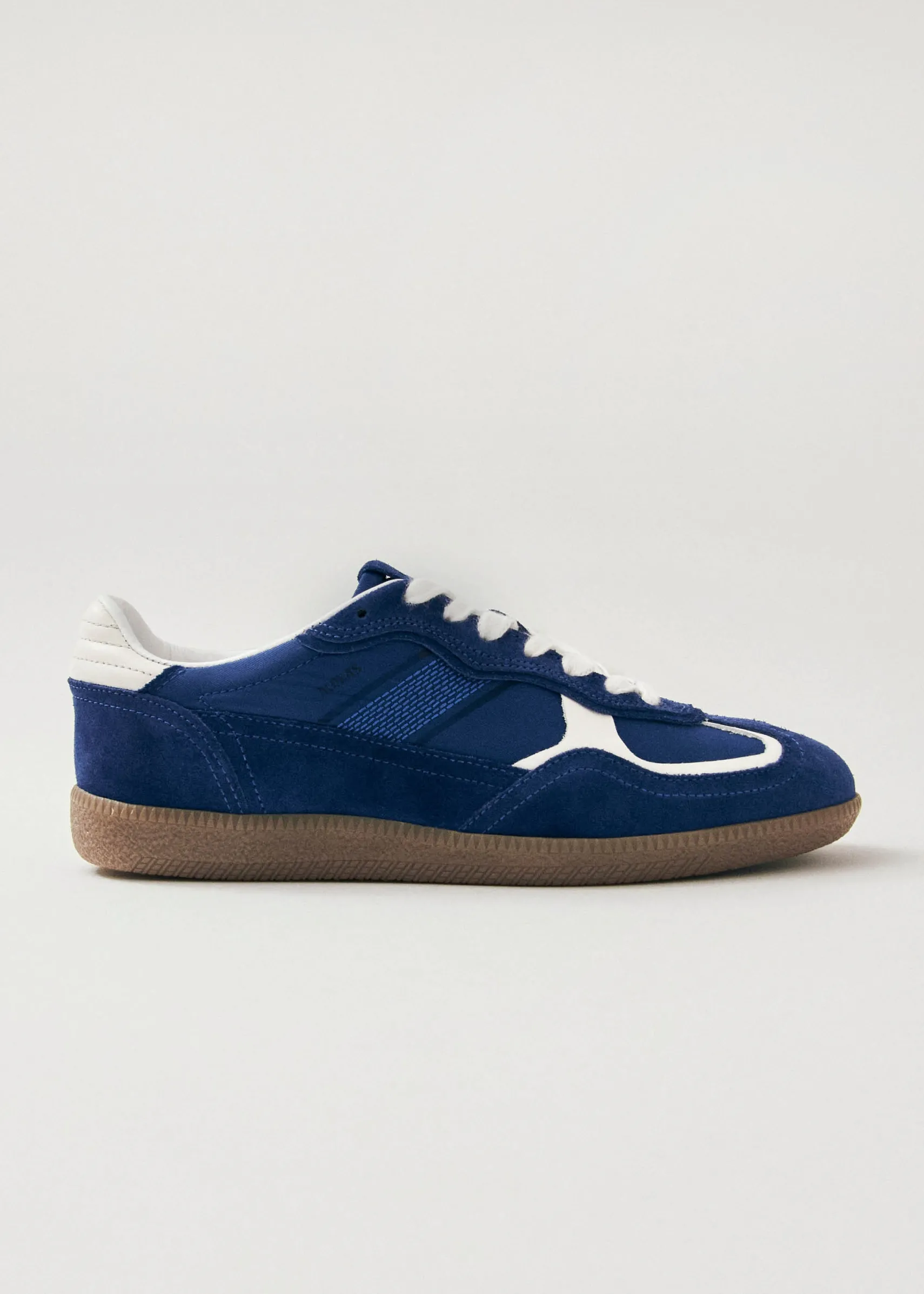 ALOHAS Tb.490 Rife Sheen Blue Leather Sneakers