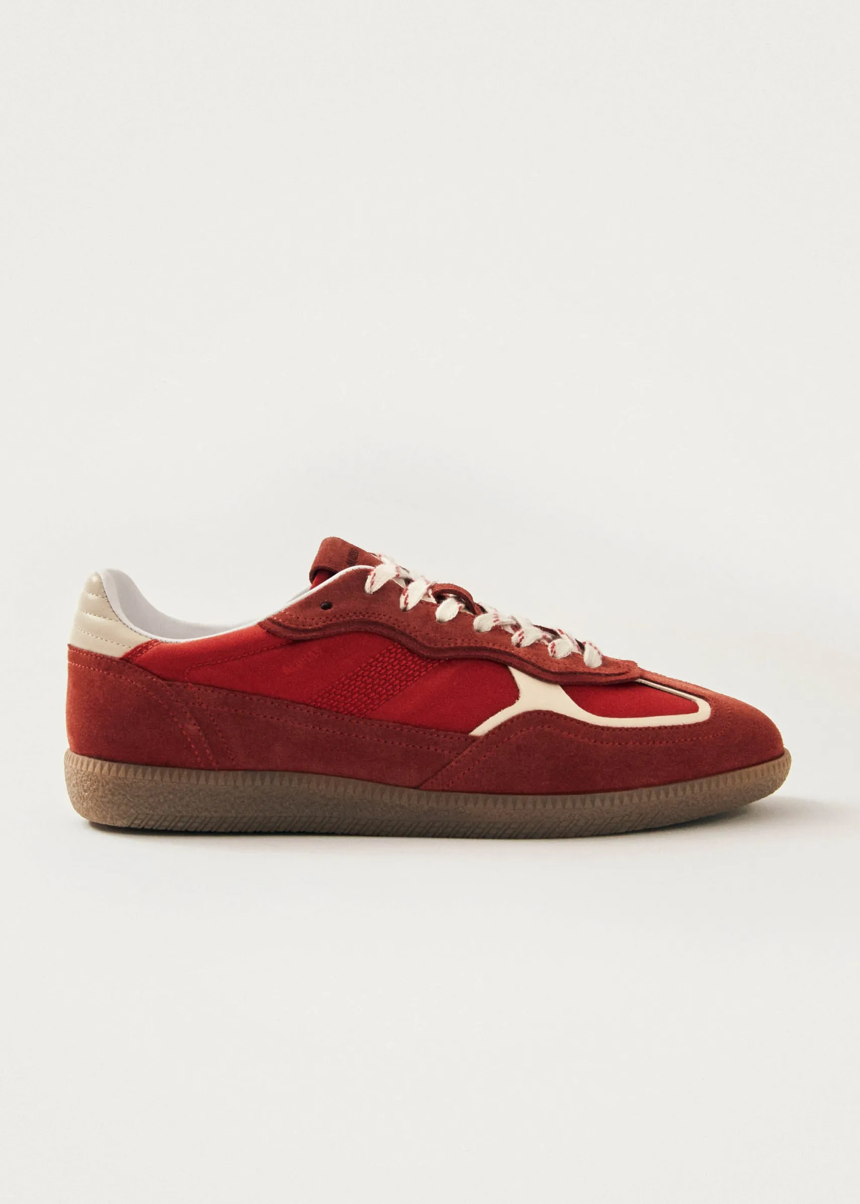 ALOHAS Tb.490 Rife Sheen Red Leather Sneakers