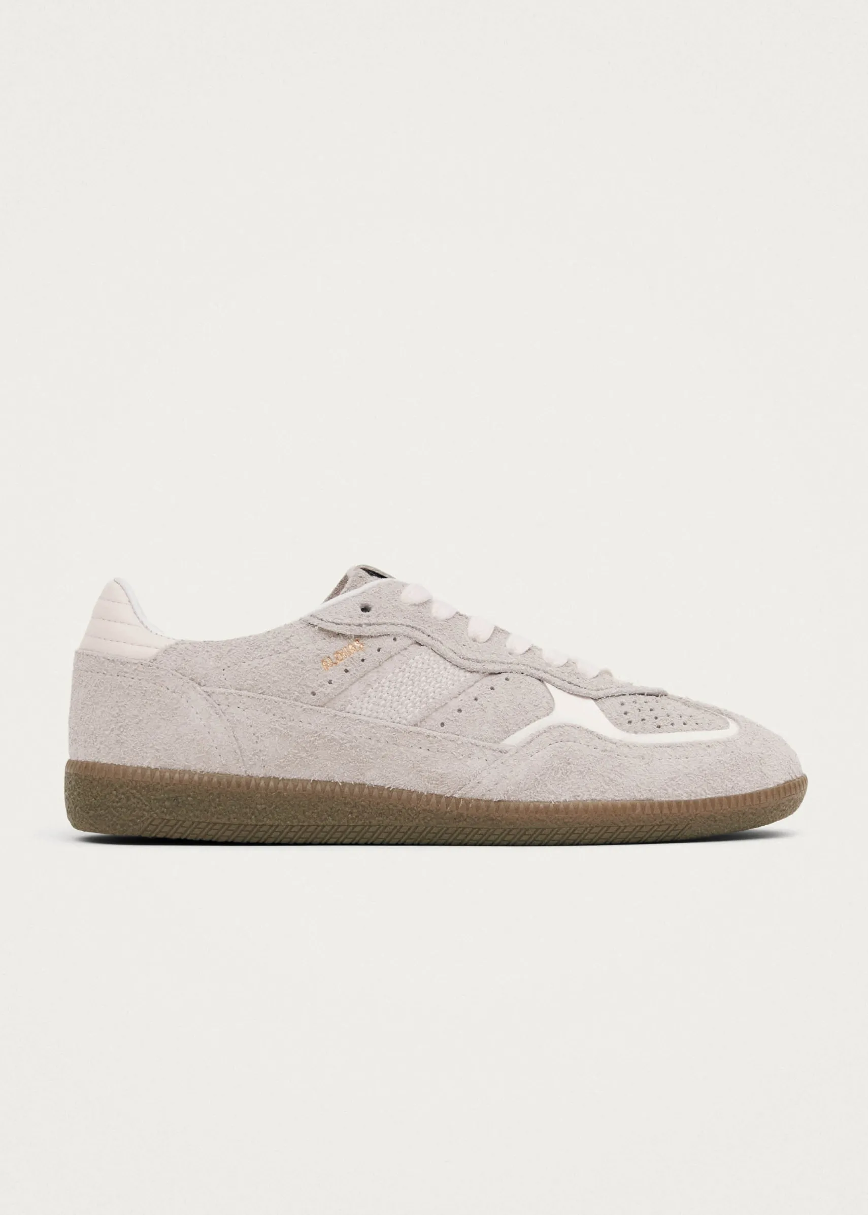 ALOHAS Tb.490 Rife Suede Fuzzy Light Grey Leather Sneakers