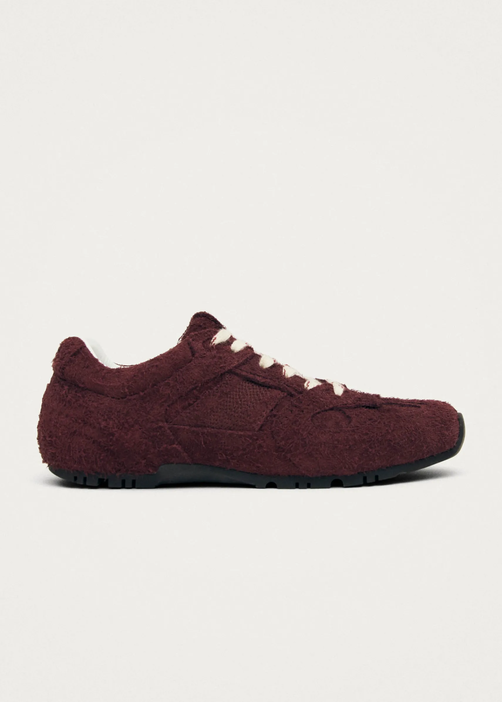 ALOHAS tb.56 Suede Fuzzy Burgundy