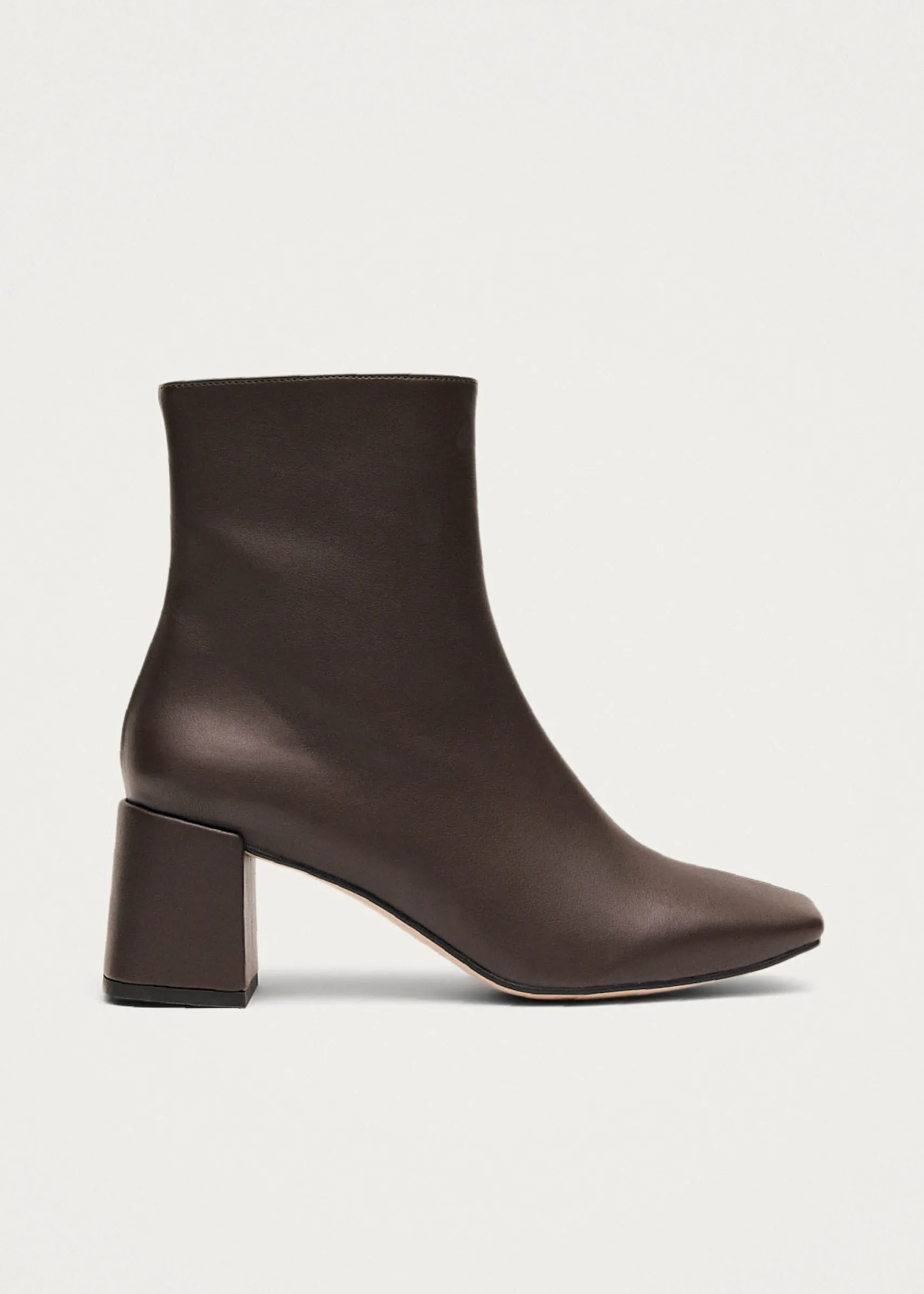 ALOHAS Watercolor Umber Brown Vegan Leather Ankle Boots