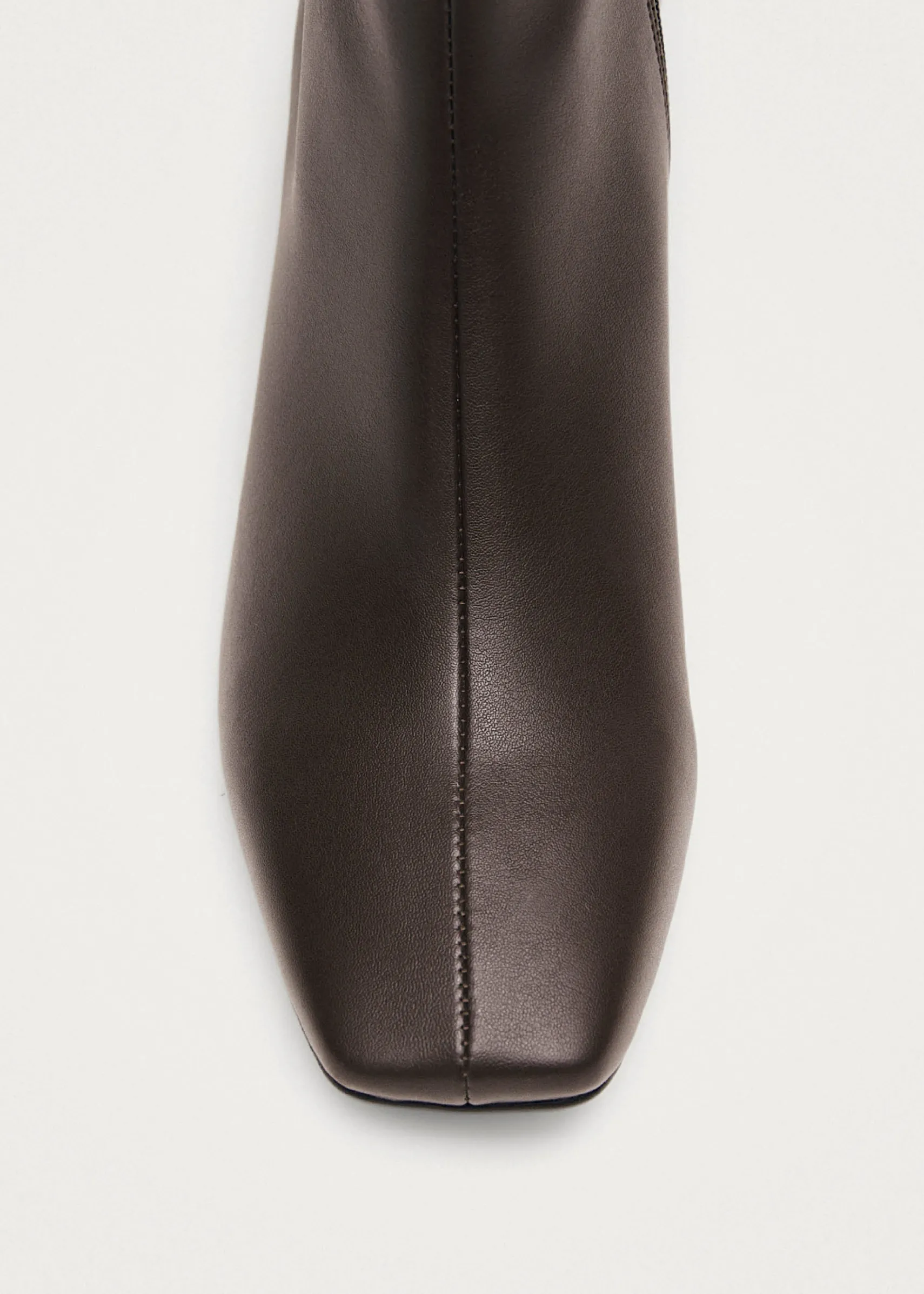 ALOHAS Watercolor Umber Brown Vegan Leather Ankle Boots