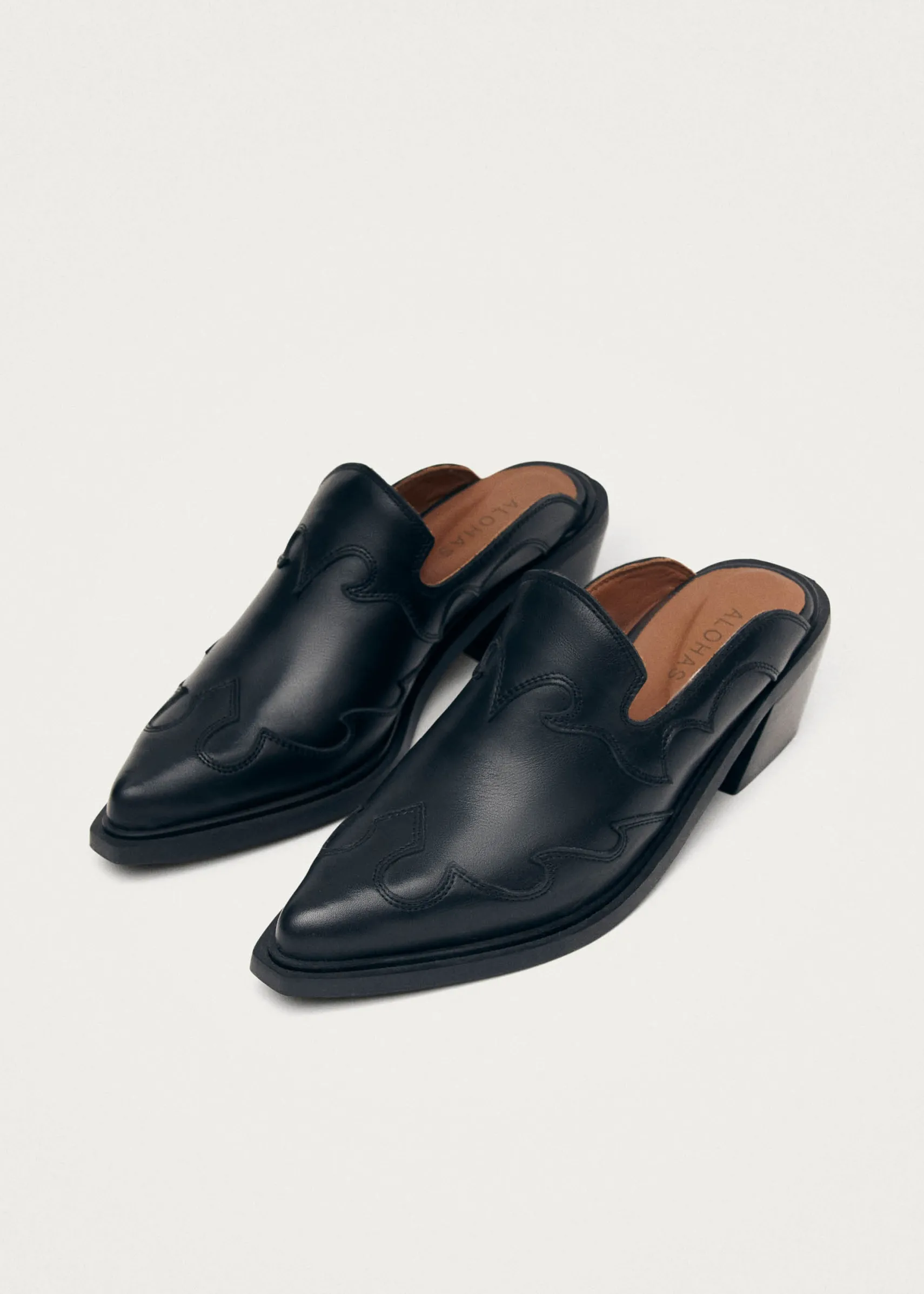 ALOHAS Weston Leather Mules